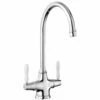 Rangemaster Belfast Dual Lever Monobloc Kitchen Tap - Chrome - TBM1CM/