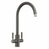 Rangemaster Intense Dual Lever Monobloc Kitchen Tap - Graphite - TID1GR/