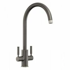 Rangemaster Intense Dual Lever Monobloc Kitchen Tap - Graphite - TID1GR/