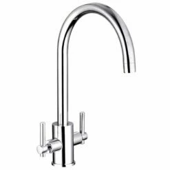 Trisen Avara Two Handle Kitchen Mixer Tap - Chrome - TK012