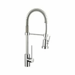 Rangemaster Pro Spray Single Lever Pull-Out Hose Kitchen Tap - Chrome - TPR1CM/
