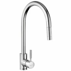 Rangemaster Aquatrend Single Lever Pull-Out Spout Kitchen Tap - Chrome - TRE1SLPOCM/