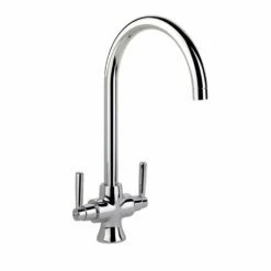 Rangemaster Cruciform Spa Dual Lever Filter Kitchen Tap - Brushed Chrome - TSA5BF/