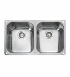 Rangemaster Atlantic Classic 2 Bowl Stainless Steel Kitchen Sink - UB3535/
