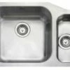 Rangemaster Atlantic Classic 1.5 Bowl Stainless Steel Kitchen Sink - UB4015R/