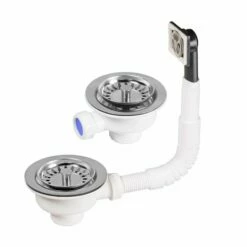 Leisure Basket Strainer Waste Kit For 1.5 Bowl Kitchen Sinks - WKIT23/