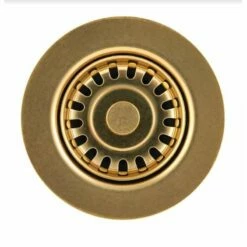 Thomas Denby 60mm Belfast Basket Strainer Waste - Artisan Brass - WRPAB