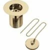 Bristan Luxury Sink Plug & Chain Waste - Gold Plated - W SNK2 G