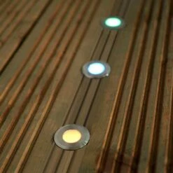 Forum Lighting Ayle Deck Solar Garden Lights 4 X 75 Lumens - Black - ZN-42060