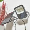 Forum Lighting Denby Remote Control Solar Floodlight IK10 1100 Lumens - Grey - ZN-42053