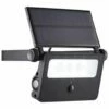 Forum Lighting 2w Solar Powered Security Light With PIR 6000k - Black - ZN-37052-BLK